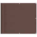 Miniatyrbillede 2 af 6: vidaXL altanafskærmning 90x700 cm 100 % polyester brun