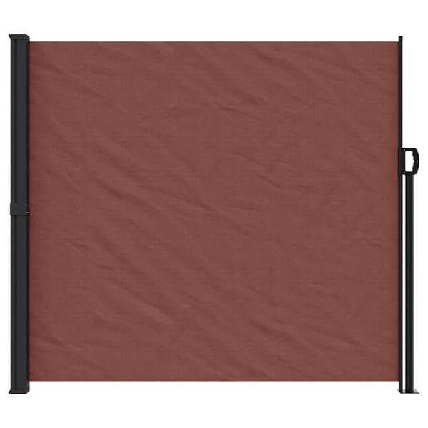 vidaXL Uttrekkbar sidemarkise 180x600 cm brun