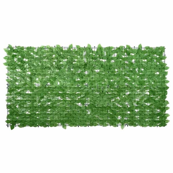 vidaXL altanafskærmning 200x100 cm grønne blade