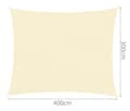 Miniatyrbild 10 av 10: Solsegel 4x3m - beige