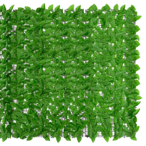 vidaXL Insynsskydd gröna blad 300x150 cm