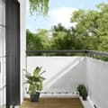 Miniatyrbilde 6 av 6: vidaXL Balkongskjerm hvit 90x1000 cm 100% polyester oxford