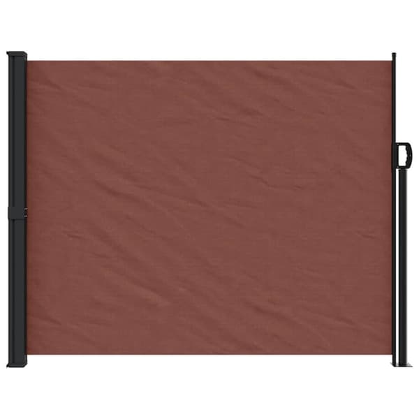 vidaXL Uttrekkbar sidemarkise brun 160x300 cm