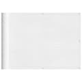 Miniatyrbillede 2 af 6: vidaXL altanafskærmning 75x700 cm 100 % polyester hvid
