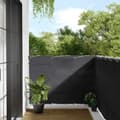 Pikkukuva 1 / 6: vidaXL Parvekesuoja antrasiitti 120x700 cm 100% Oxford polyesteri