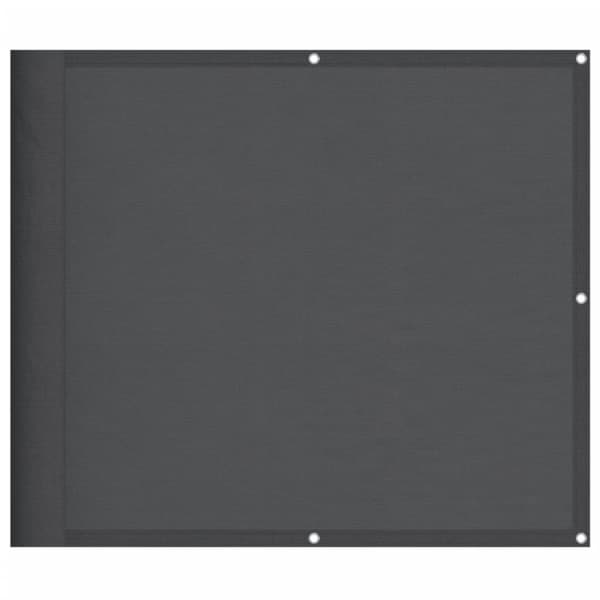 vidaXL Balkongskärm antracit 90x1000 cm 100% polyester oxford