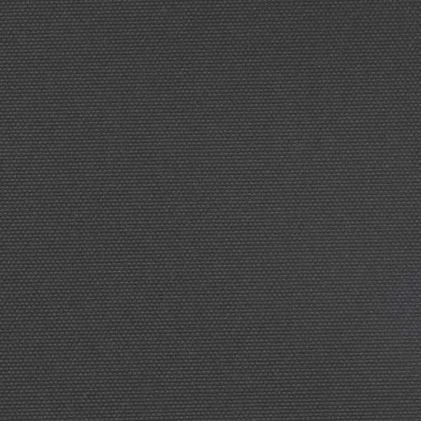vidaXL Uttrekkbar sidemarkise 200x1200 cm svart