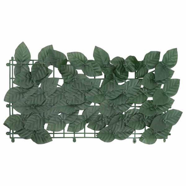 vidaXL altanafskærmning 200x150 cm mørkegrønne blade