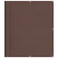 Miniatyrbillede 1 af 6: vidaXL altanafskærmning 120x700 cm 100 % polyester brun