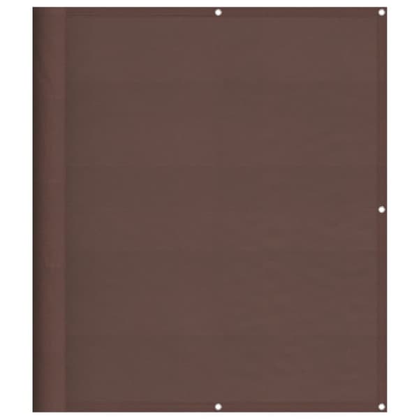 vidaXL altanafskærmning 120x700 cm 100 % polyester brun