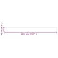 Miniatyrbillede 6 af 6: vidaXL altanafskærmning 75x1000 cm 100 % polyester beige