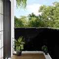 Miniatyrbillede 6 af 6: vidaXL altanafskærmning 120x700 cm 100 % polyester sort