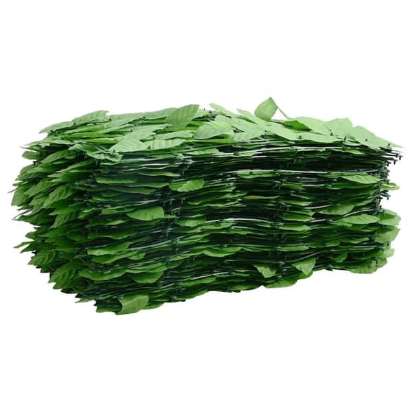 vidaXL altanafskærmning 200x75 cm grønne blade