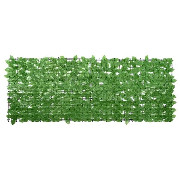 vidaXL altanafskærmning 200x75 cm grønne blade