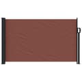 Miniatyrbilde 3 av 10: vidaXL Uttrekkbar sidemarkise brun 117x300 cm