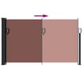 Miniatyrbilde 5 av 10: vidaXL Uttrekkbar sidemarkise brun 117x300 cm