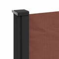 Miniatyrbilde 7 av 10: vidaXL Uttrekkbar sidemarkise brun 117x300 cm