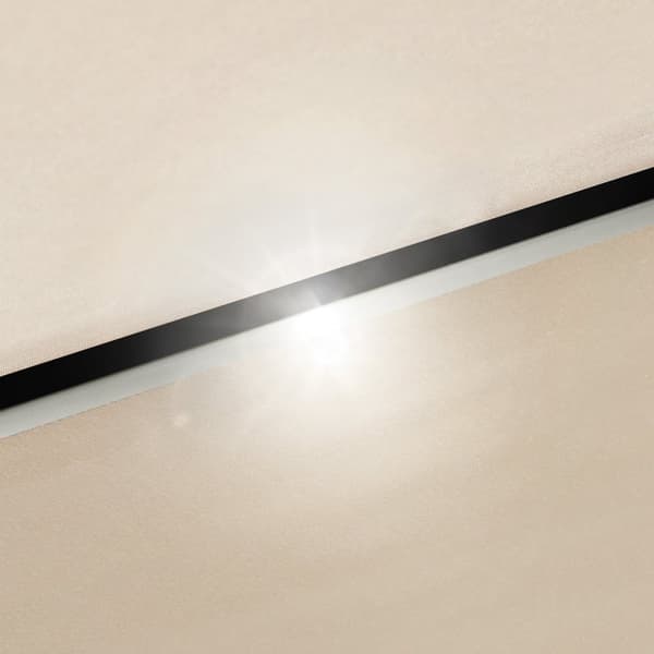 Parasol Sunna LED-solar med håndsving 2,5 x 2,5 m - beige