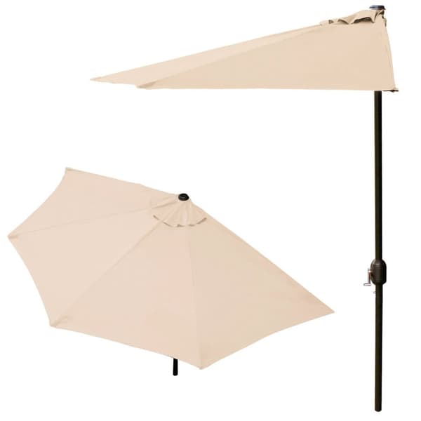 Parvekevarjo - puolivarjo - veivillä - 240 cm - beige