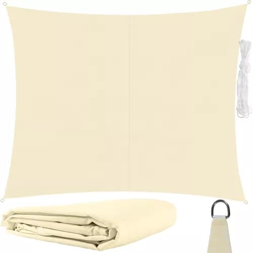 Solsegel / Segelduk - Vattentät - 2x3 m - 180g/m2