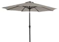 Miniatyrbilde 1 av 2: Felix parasol med krank, tilt og solar Ø3M grå.