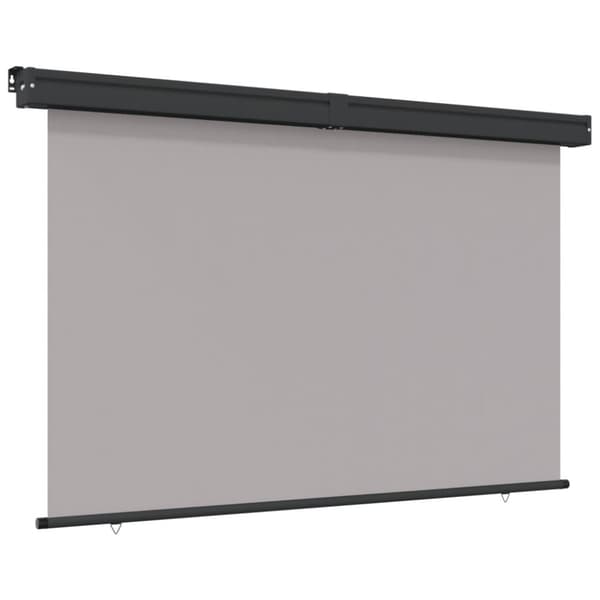 vidaXL Sidemarkise for balkong mørkegrå 165x250 cm
