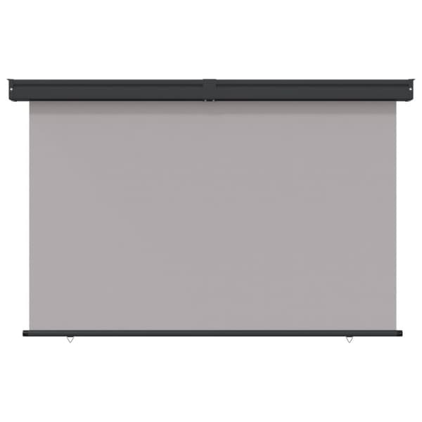 vidaXL Parvekkeen sivumarkiisi tummanharmaa 165x250 cm