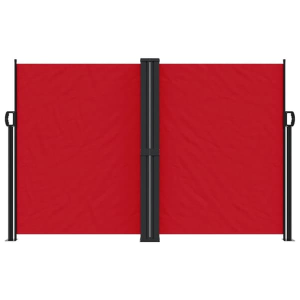 vidaXL Uttrekkbar sidemarkise 160x600 cm rød