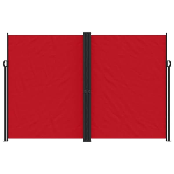 vidaXL Uttrekkbar sidemarkise 220x600 cm rød