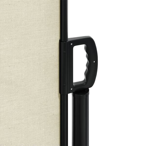 vidaXL sammenrullelig sidemarkise 120 x 600 cm cremefarvet