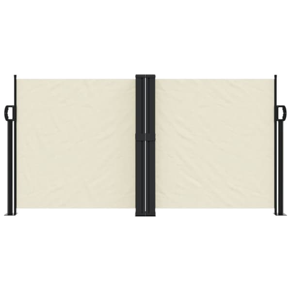 vidaXL sammenrullelig sidemarkise 120 x 600 cm cremefarvet