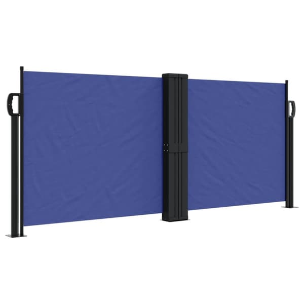 vidaXL Uttrekkbar sidemarkise 100x600 cm blå