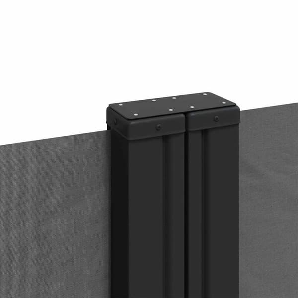 vidaXL sammenrullelig sidemarkise 200x600 cm antracitgrå
