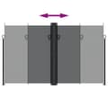 Miniatyrbilde 4 av 10: vidaXL Uttrekkbar sidemarkise 200x600 cm svart