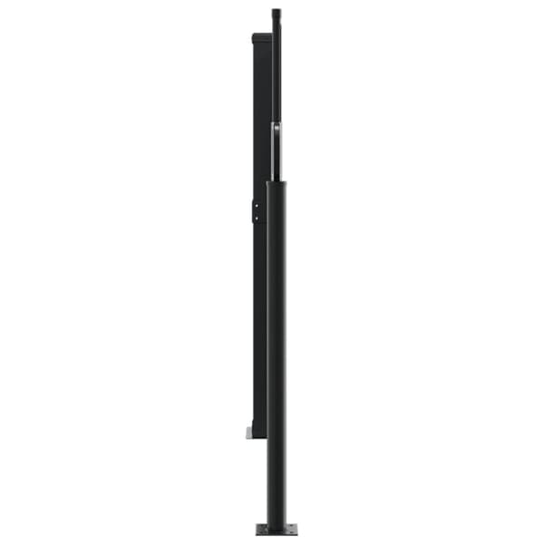 vidaXL Uttrekkbar sidemarkise 120x1000 cm brun