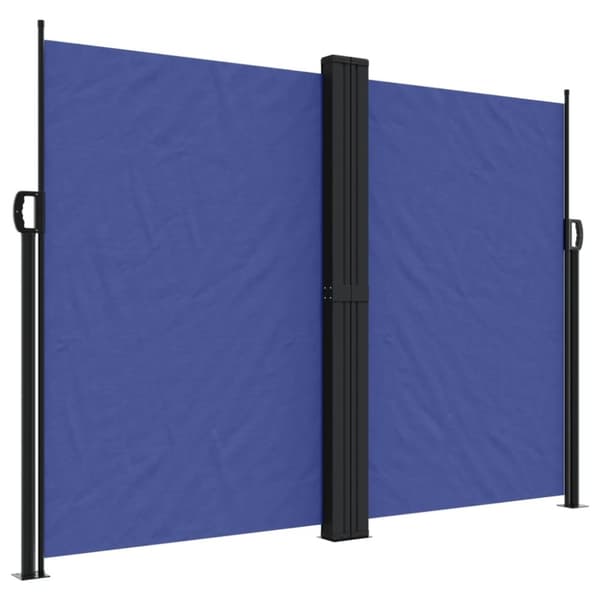 vidaXL Infällbar sidomarkis 180x600 cm blå