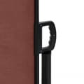 Miniatyrbilde 7 av 10: vidaXL Uttrekkbar sidemarkise brun 160x600 cm