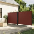 Miniatyrbilde 10 av 10: vidaXL Uttrekkbar sidemarkise brun 160x600 cm