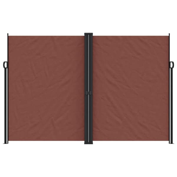 vidaXL Uttrekkbar sidemarkise 220x600 cm brun