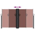 Miniatyrbillede 4 af 10: vidaXL sammenrullelig sidemarkise 140 x 1000 cm brun