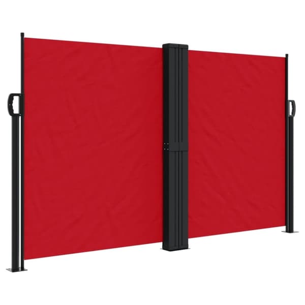 vidaXL Uttrekkbar sidemarkise 140x1000 cm rød
