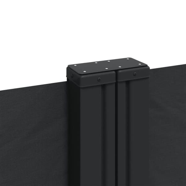 vidaXL sammenrullelig sidemarkise 140 x 1000 cm sort