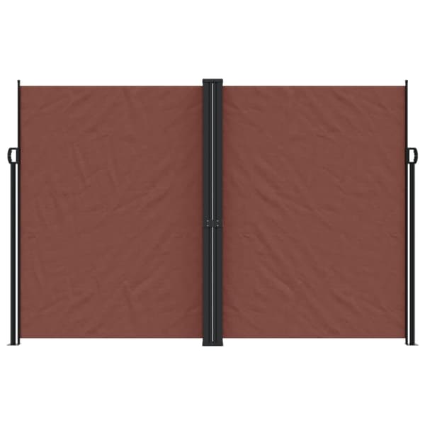 vidaXL sammenrullelig sidemarkise 220x1000 cm brun