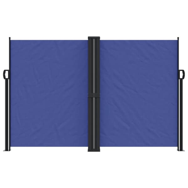 vidaXL Uttrekkbar sidemarkise blå 160x1200 cm