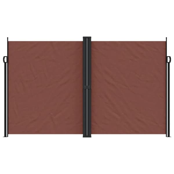 vidaXL sammenrullelig sidemarkise 200x600 cm brun