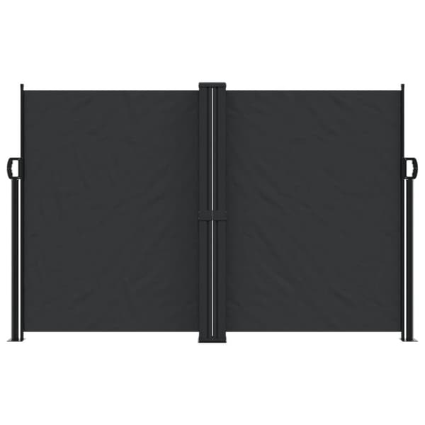 vidaXL sammenrullelig sidemarkise 160x1200 cm sort