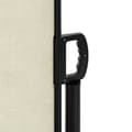 Miniatyrbilde 7 av 10: vidaXL Uttrekkbar sidemarkise 220x1000 cm kremhvit