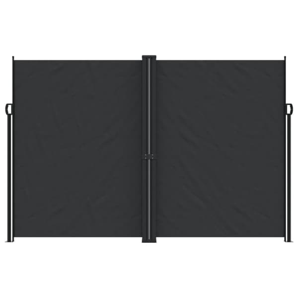 vidaXL sammenrullelig sidemarkise 220x1000 cm sort