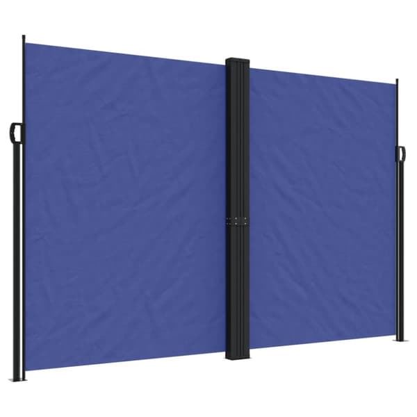 vidaXL sidemarkise 220x1000 cm sammenrullelig blå