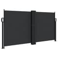 Miniatyrbilde 1 av 10: vidaXL Uttrekkbar sidemarkise svart 120x1200 cm